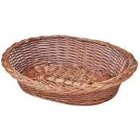 The Living Store De Living Store hondenmand van riet, natuurlijke uitvoering, 70 cm