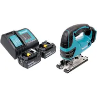 Makita DJV 180 STX accu-decoupeerzaag 18 V 135 mm + 2x accu 5,0 Ah + oplader