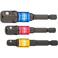 Vigor V7603/3 Dopsleuteladapterset 6.3 mm 1/4 inch Aandrijving 1/4 (6,3 mm) 1 set(s)