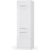 Vicco Fame-Line Koelkast ombouwkast – 60 cm Wit Hoogglans