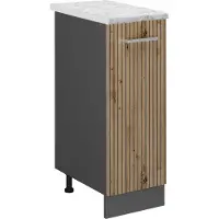 Vicco R-Line Apotheekkast – 30 cm WB Marmer Artisanaal eiken