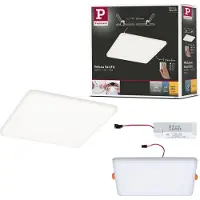 Paulmann 93061 EB Panel Veluna VariFit LED-inbouwlamp 17 W Satijn