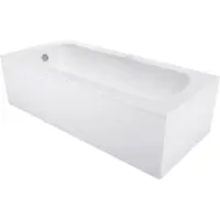 Mexen Vega rechthoekig bad 180 x 80 met ombouw, wit - 55011808000X