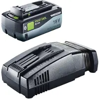 Festool 18V 1x8.0/SCA16 energieset 1x accu 18 V 8.0 Ah ( 577323 ) + lader ( 576953 )