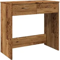 vidaXL Bureau, vintage look, 80x40x75 cm, houtvezel