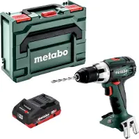 Metabo BS 18 LT accuboormachine 18 V 60 Nm + 1x LiHD accu 4.0 Ah + metaBOX - zonder lader
