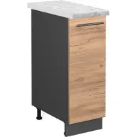 Vicco Apotheekkast Fame-Line Krachtige eik goud 30 cm , WB Marmer, Model 46602