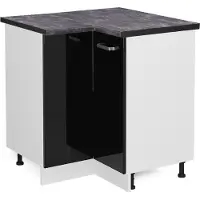 Vicco R-Line Hoekkast – 75.6 cm, WB Antraciet Zwart hoogglans