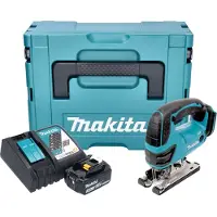 Makita DJV 180 RF1XJ accu-decoupeerzaag 18 V 135 mm + 1x accu 3,0 Ah + oplader + Makpac