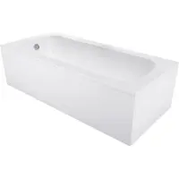 Mexen Vega rechthoekig bad 140 x 70 met ombouw, wit - 55011407000X