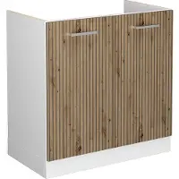 Vicco R-Line Wastafelkast – 80 cm zonder werkblad Artisanaal eiken