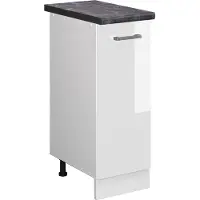 Vicco R-Line Apotheekkast – 30 cm, WB Antraciet Wit Hoogglans
