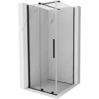 Mexen Velar schuifdouchecabine 120 x 120 , transparant, zwart - 871-120-120-01-70