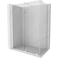 Mexen Velar schuifdouchecabine 160 x 80 , transparant, wit - 871-160-080-01-20