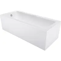 Mexen Cubik rechthoekig bad 170 x 80 met ombouw, wit - 55031708000X