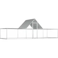 Syfax Kippenren 6x2x2 m gegalvaniseerd staal