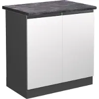Vicco R-Line Wastafelkast – 80 cm, WB Antraciet Wit