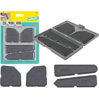 Wolfcraft - Kitspatel set - 4 stuks - Kitstrijker - 4330000