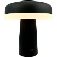 Dyberg Larsen Tafellampe , Porter, dimbare, Zwart, Woonkamer, Metaal, Scandinavisch