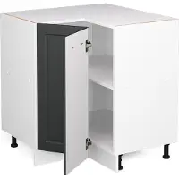 Vicco R-Line Hoekkast – 75.6 cm, WB Eik Antraciet landhuis