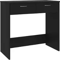 Syfax Bureau 80x40x75 cm bewerkt hout zwart