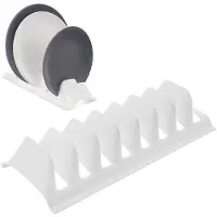 Orion - Staan voor Deksel en Borden - Wit - 29,5x13,5x6 cm - Duurzaam