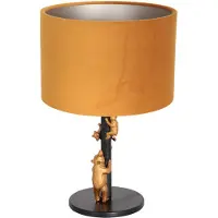 Steinhauer Design Schemerlamp Animaux Met Goud Velvet