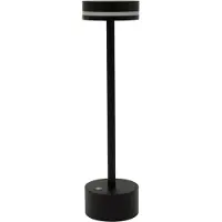 Luxus Europe - Tafellamp Touch Yvette Zwart - Draadloze LED Tafellamp Binnen - USB-C Oplaadbaar