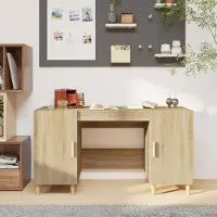 Prolenta Maison Exclusive - Bureau Sonoma-eikenhout, 140x50x75 cm, houtvezel