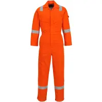 Portwest FR28, lichtgewicht, antistatisch overall, 280 g, oranje, maat M