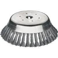 Lessmann Staaldraadborstel | d. 155 mm draaddikte 0,5 mm | staal 12 mm gat 25,4 mm | 10.000 omw/min | 1 stuk - 4752M101 4752M101