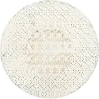 vidaXL Bistrotafel vintage stijl rond 40x70 cm metaal wit