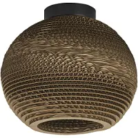 Ledvance 4 X LED Armatuur E27 | Decor Cardboard Ball Ceiling E27 Brown