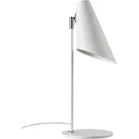 Dyberg Larsen Tafellamp Cale, wit / opaal, Woon-/ Eetkamer, metaal, Scandinavisch, Tafellamp