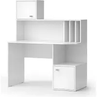 Vicco Alwin Bureau – 115 x 55 cm met 2 deuren Wit