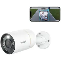 Reolink 12MP PoE Outdoor Bullet Camera, Persoon/Voertuig/Dierwaarschuwingen, Hoge Definitie, Kleuren Nachtzicht, 2-weg Gesprek - RLC-1212A