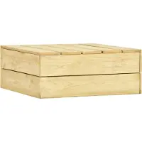 Prolenta Maison Exclusive - Tuintafel 75x75x31 cm, gemaakt van geïmpregneerd grenenhout