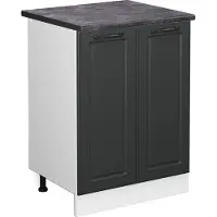 Vicco R-Line Keukenonderkast – 60 cm, WB Antraciet Antraciet landhuis