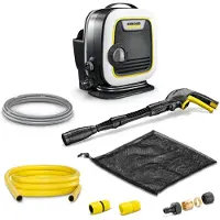 Kärcher K Mini Hogedrukreiniger - Incl. slangset - 110 bar - 360 l/u - 20 m2/u - PremiumFlex slang - Geschikt voor oa. fietsen - tuingereedschap - tuinset - kleine terrassen - en balkon