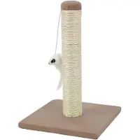 Cofi1453® Krabpaal Met Speeltje - 25 X 25 X 35 Cm - Bruin
