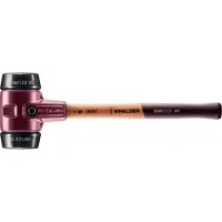 HALDER Kunststofhamer | lengte 490 mm hoofd-d. 80 mm | middelhard hout | rubber zwart | 1 stuk - 3002.080