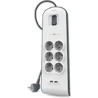 Belkin Surge Protector 6 outlet 2 meter 2x usb