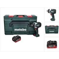 Metabo SSW 18 LTX 800 BL accu-slagmoersleutel 18 V 800 Nm 1/2" borstelloos + 1x accu 8,0 Ah + metaBOX - zonder oplader