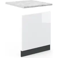 Vicco Fame-Line Frontpaneel – 60 cm, WB Marmer Wit Hoogglans