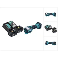 Makita Multifunctioneel elektrisch gereedschap, DTM 52 RT Accu Multifunctioneel gereedschap 18 V Starlock Max Brushless + 2x Accu 5.0 Ah + Lader