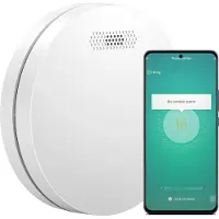 Aroha Slimme Rookmelder WiFi - 10 jaar batterij - Smart rookmelder koppelbaar met app Tuya & Smartlife - Brandmelder