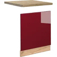 Vicco Fame-Line Frontpaneel – 60 cm, WB Eik Bordeauxrode hoogglans