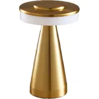 Luxus Europe - Tafellamp Touch - Nina Goud - Draadloze LED Tafellamp Binnen - USB-C Oplaadbaar
