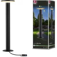 Paulmann Plug & Shine Plaat LED tuinpadverlichting 2.200K Plate, dimbaar, zwart, metaal, Modern