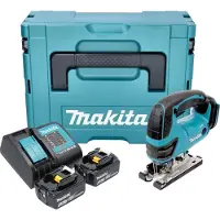 Makita DJV 180 SGXJ accu-decoupeerzaag 18 V 135 mm + 2x accu 6,0 Ah + oplader + Makpac